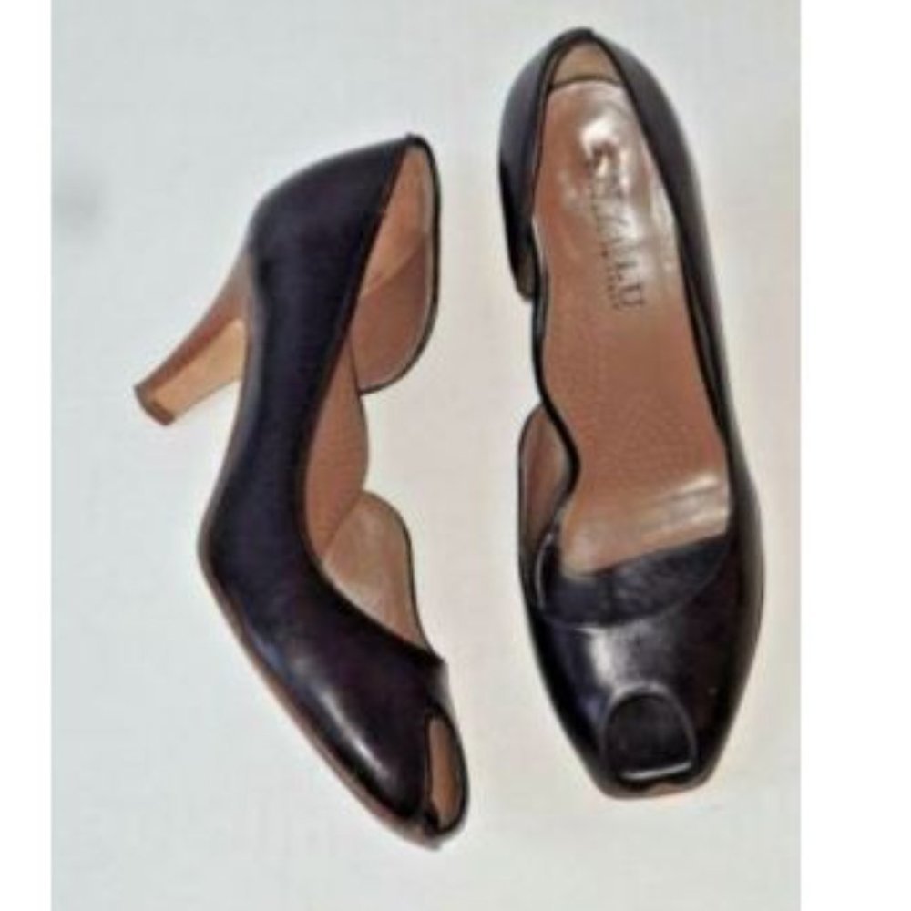 ANYI LU Peep Toe D'Orsay Pumps - Picture 2 of 9